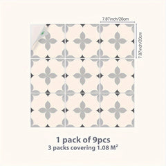 Ceramic Tile Stickers Waterproof Anti-slip Home Decoration