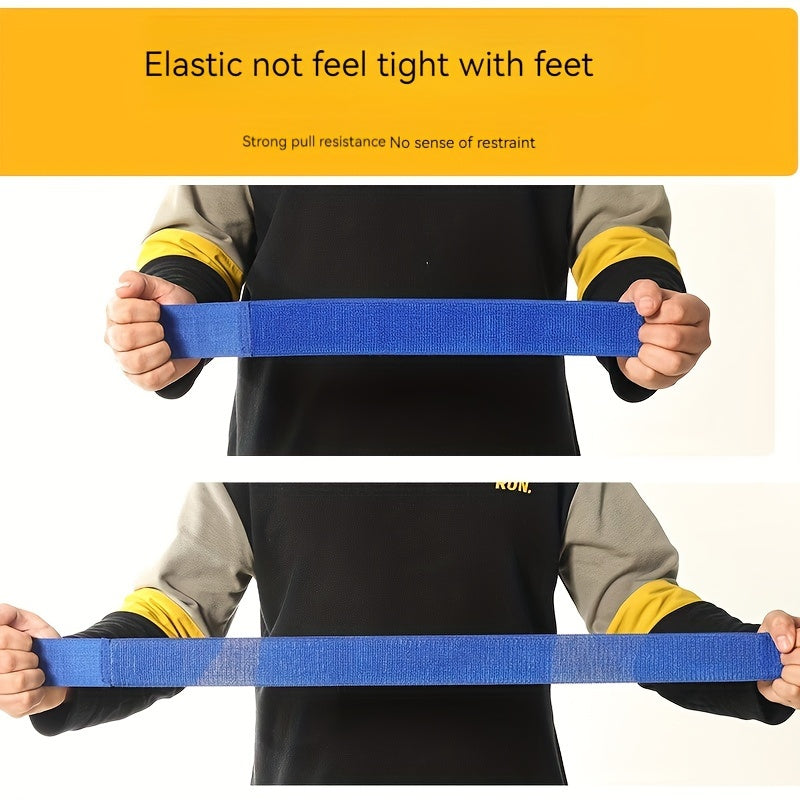 3 Legged Race Bands Elastic Tie Rope for Adults Outdoor Fun Game