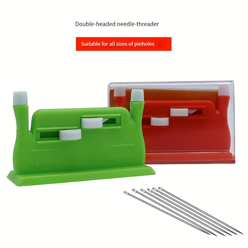 Double Headed Needle Threader for Sewing Machine