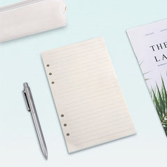 A6 Refills Lined Paper 45 Sheets 90 Pages For 6 Ring Binders