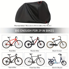 Outdoor Bike Cover Waterproof Sunscreen Dustproof Mountain Bike Anti ash Rain