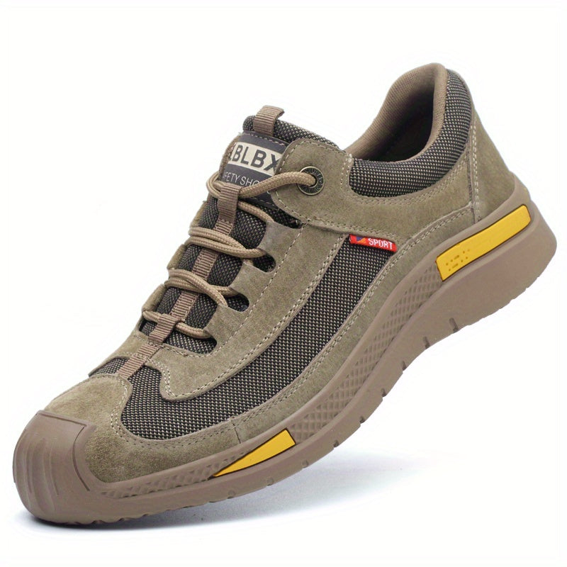 Men's Steel Toe Anti-Smashing Work Safety Shoes