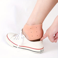 2pcs Silicone Heel Protector for Women & Men - Foot Care for Heel Cracks