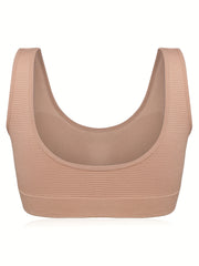 Textured Wireless Bras Comfortable & Stretchy Intimates Women's Lingerie