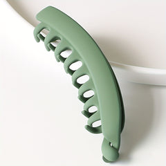 Vintage Solid Hair Claw Banana Clip Ponytail Hair Clip