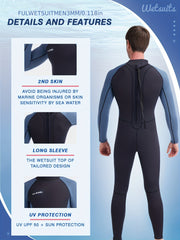 Realon 3mm Neoprene Wetsuit for Cold Water