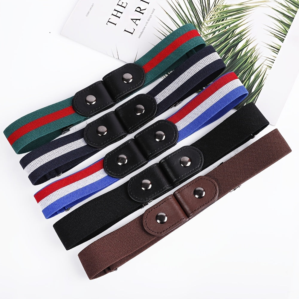 Stretch Elastic Waist Belt For Women Men No Hassle Belt