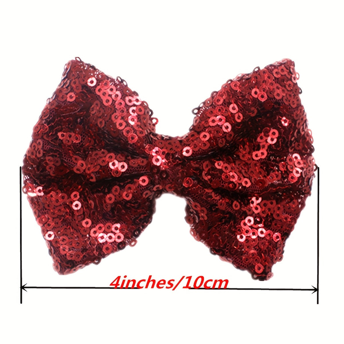 Cartoon Sequin Bow Hair Clips Hair Accessories Holiday Gift For Girls