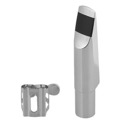Tenor B Flat Saxophone Mouthpiece 6 Silvery with Yibuy Box