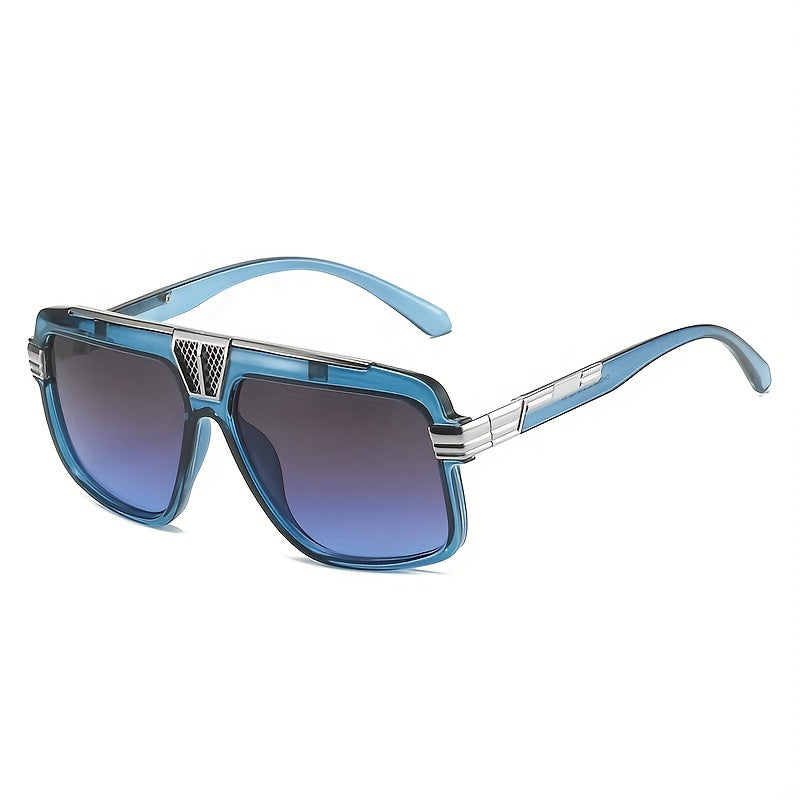 Men's Retro Sunglasses UV Protection Outdoor Beach Holiday Glasses Box