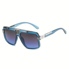 Men's Retro Sunglasses UV Protection Outdoor Beach Holiday Glasses Box