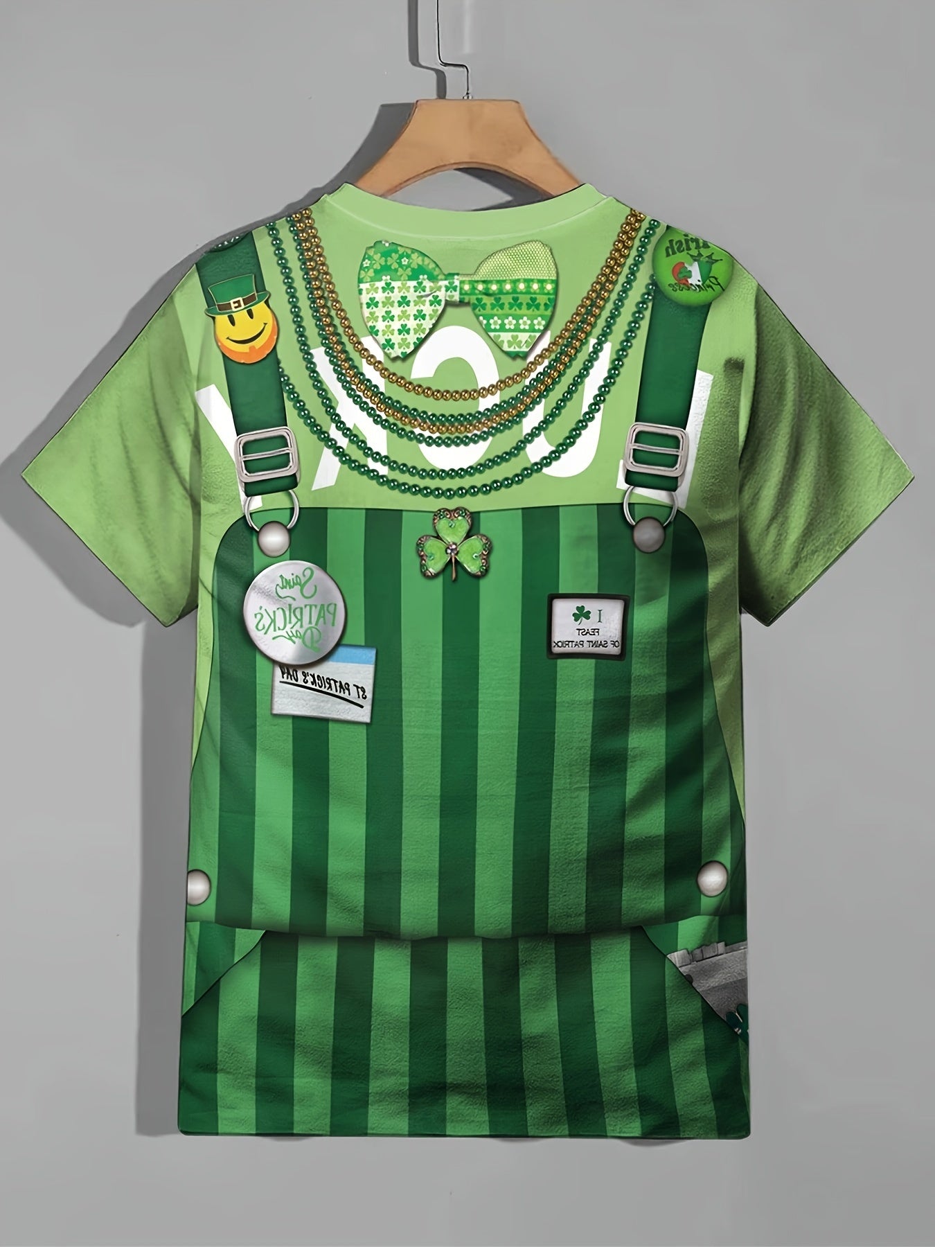 St Patrick's 3D Print Boy's Creative T shirt