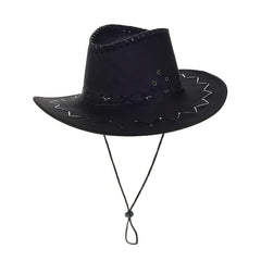 Suede Wide Brim Cowboy Hat for Women Men - Unisex Western Hat