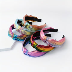 Colorful Hair Hoop Ladies Wide Brim Hair Accessories