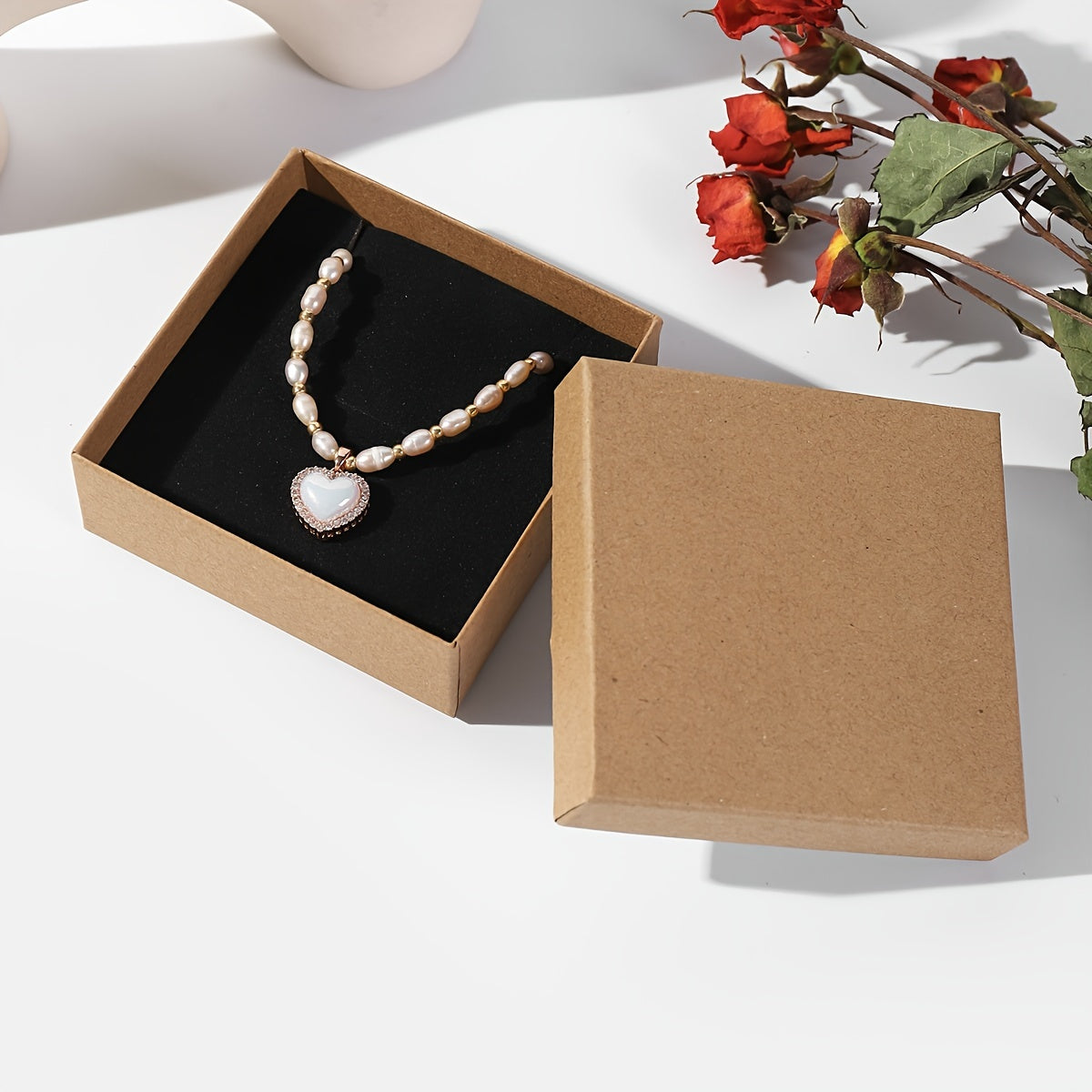 12pcs Necklace Set Box Earrings Jewelry Box Mixed Packing