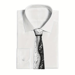 Minimalist Piano Keys Men's Tie