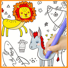 Cm Students' Drawing Scroll Coloring Paper Roll Sticky DIY Painting Drawing