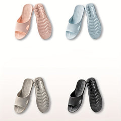 Men's Lightweight Non Slip Open Toe Quick Drying Slides