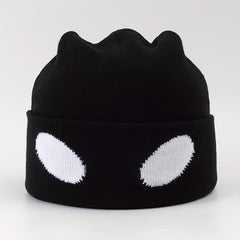 Cartoon Jacquard Anime Knit Hat Warm Beanie Unisex