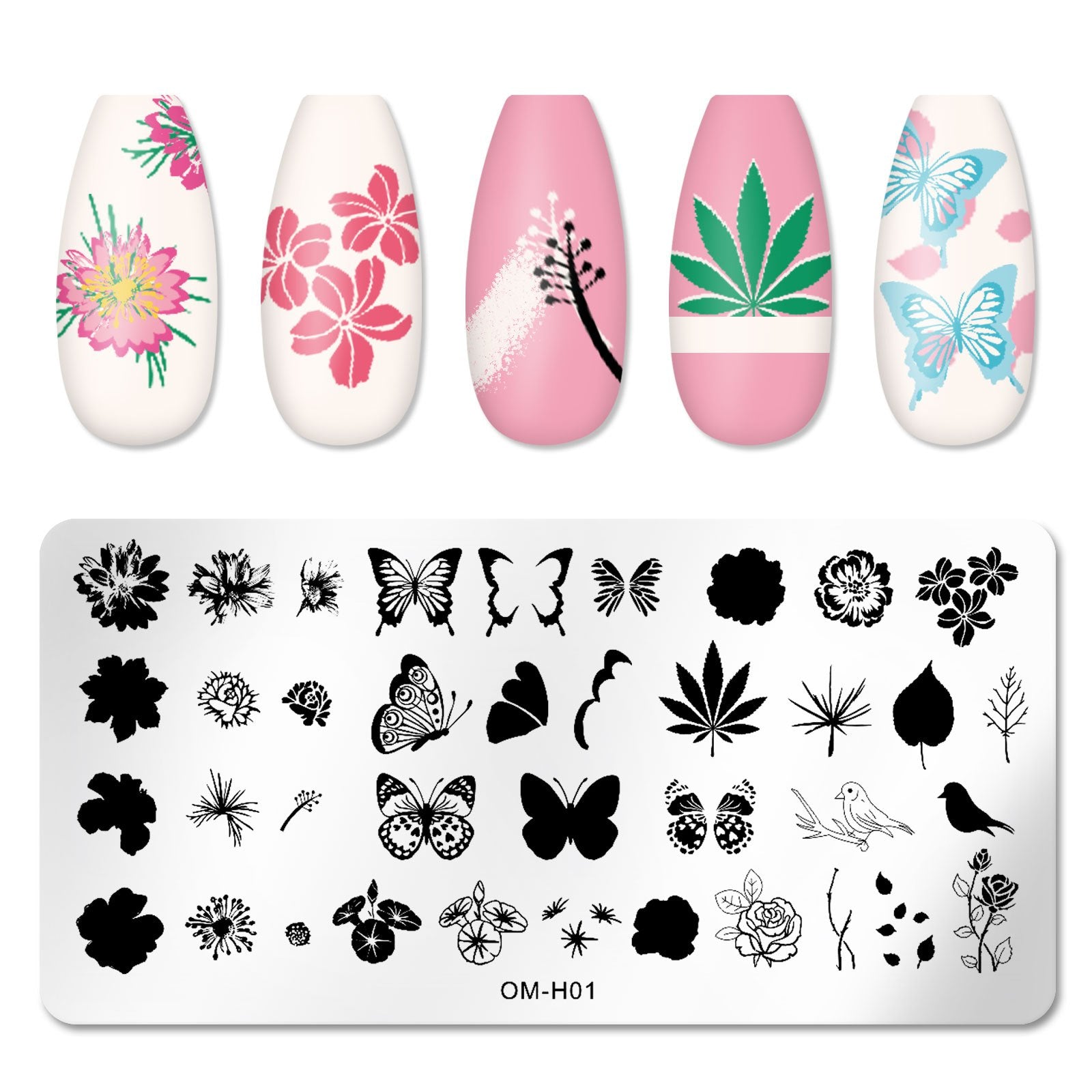 Manicure Stamping Kit for Unique Nail Art Designs