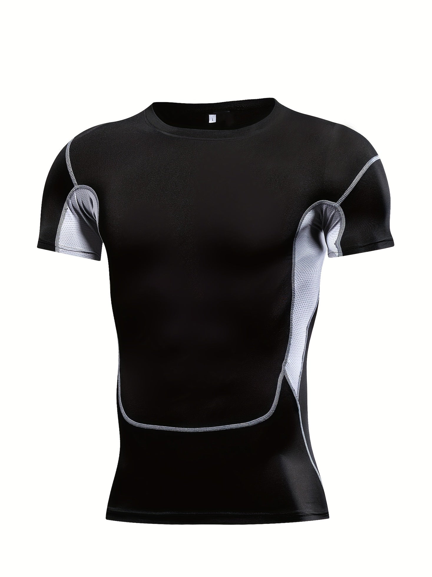 Men's High Elastic Quick-dry Mesh Sports T Shirt