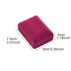 Velvet Necklace Pendant Jewelry Display Box for Gifts