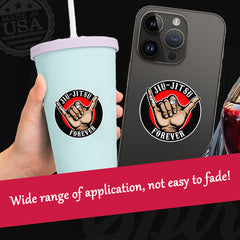 Jujitsu Permanent Stickers for Laptops Water Bottles Tumblers