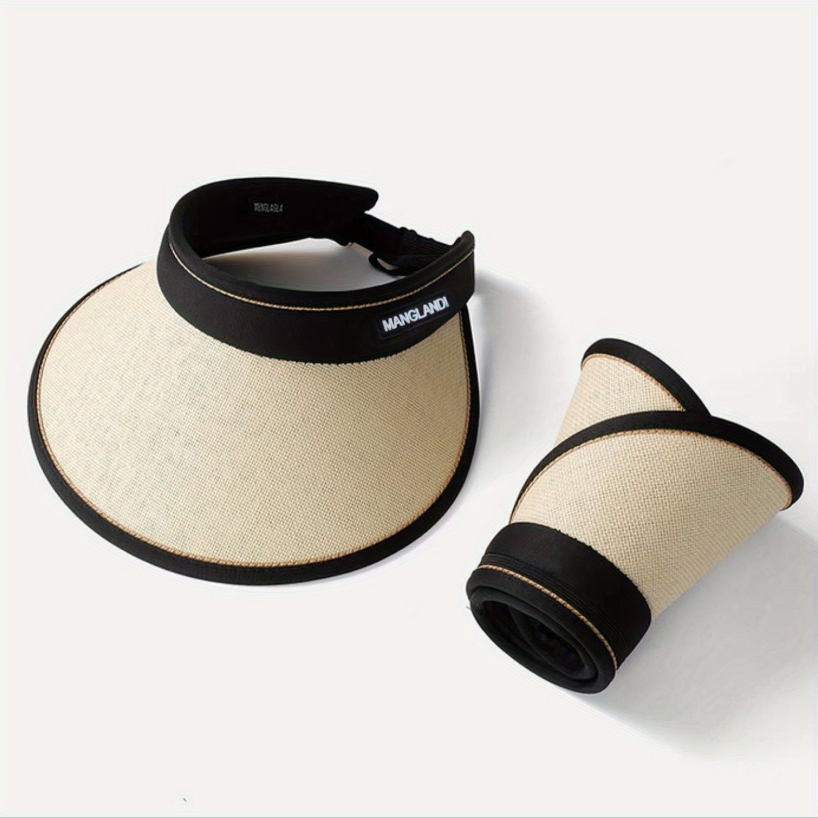 UPF50 Straw Visor Hat UV Protection Sun Hat