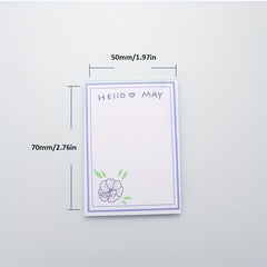 4PC Mini Sticky Note Office Paper Student Study Sticky Note Book