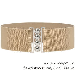 Vintage Elastic Wide Belt for Women