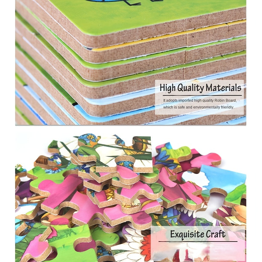 60pcs Cartoon Jigsaw Puzzle for Kids Educational Toys