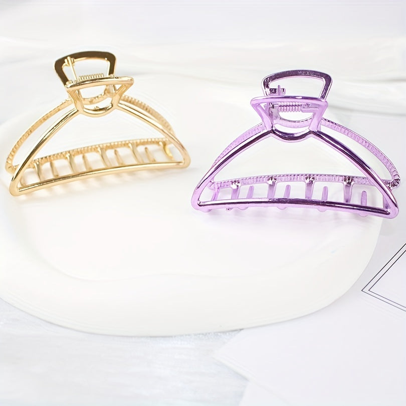 Metal Hair Claw Shark Claw Ponytail Holder Hair Accessories For Women