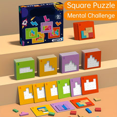 Kids Building Blocks Puzzle Game Educational Toy 2 Player Fun