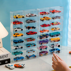 Toy Car Model Display Rack Transparent Storage Box Showcase