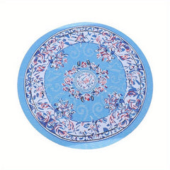 1:12 Scale Floral Round Rug for Dollhouse Decor