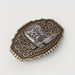 Vintage Boot Belt Buckle For Women & Men Western Jeans Accessories