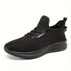 Men's Breathable Sneakers Comfy Non Slip Lace Up Shoes