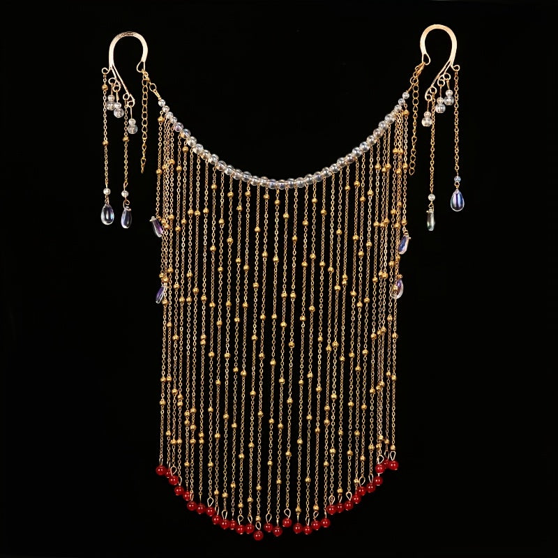Antique Chinese Face Curtain Hanfu Hair Accessory