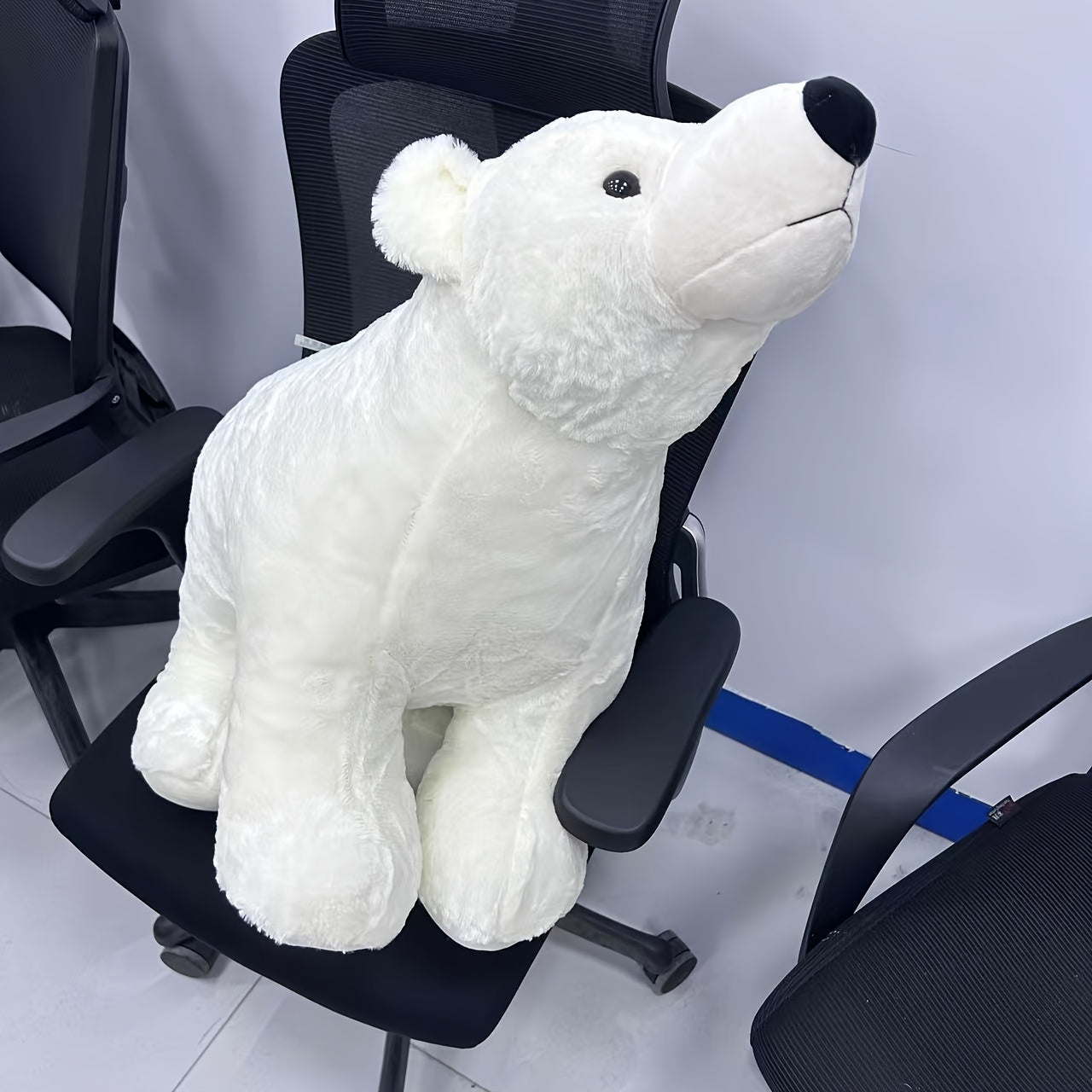 Soft Polar Bear Plush Doll Gift for Kids - Birthday Halloween Christmas