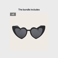 Vintage Heart Sunglasses Women Love Eyeglasses Stylish