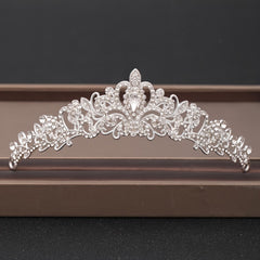 Baroque Rhinestones Crystal Tiaras Bride Wedding Crown