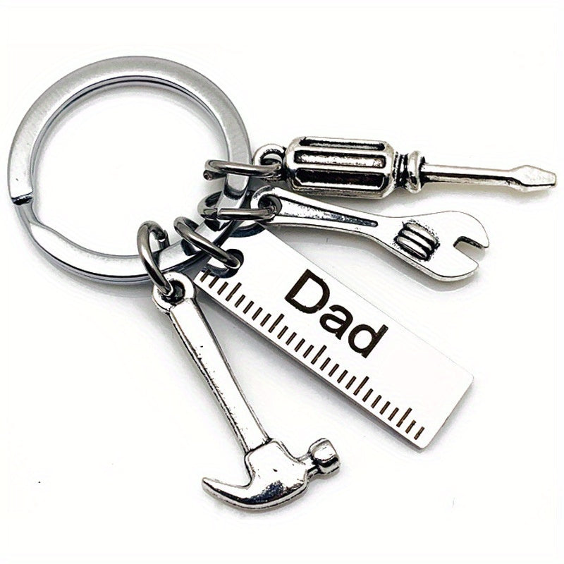 Stainless Steel Keyring Hammer Screwdriver Wrench Keychain Gift