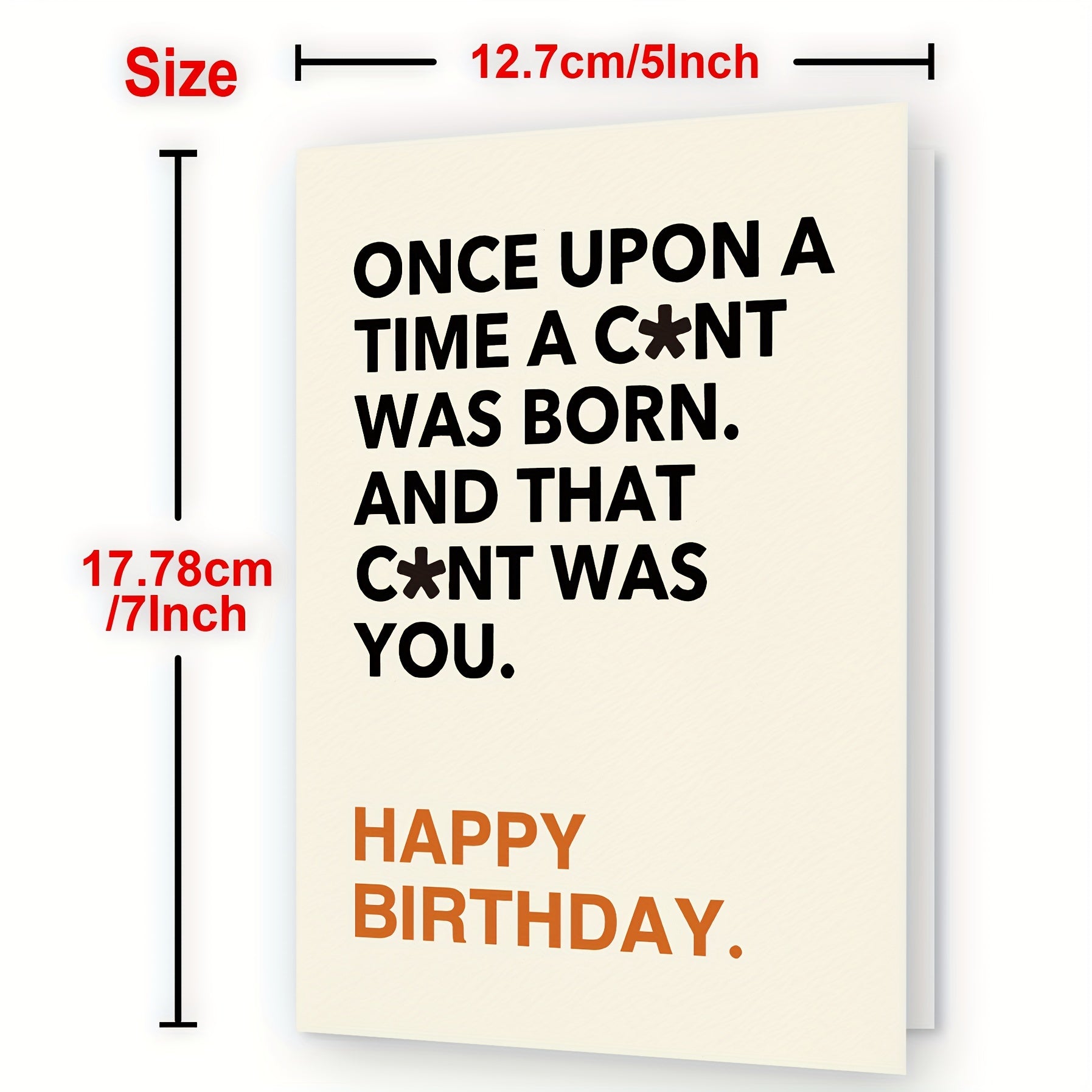Funny Happy Birthday Card For Friends Her Him Women Men Birthday