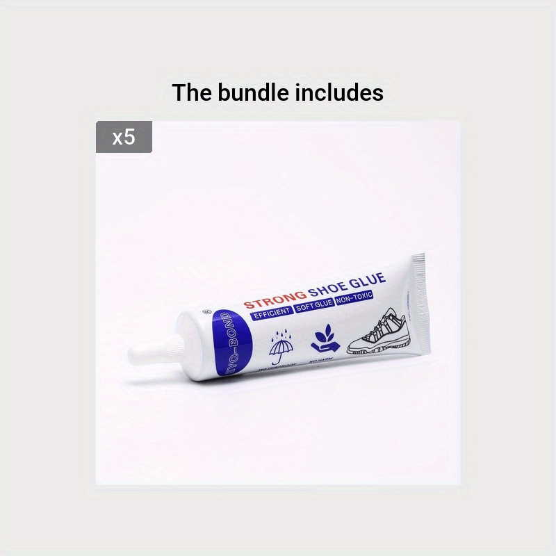 60ML Rubber Shoe Glue Waterproof High Temperature Low Temperature