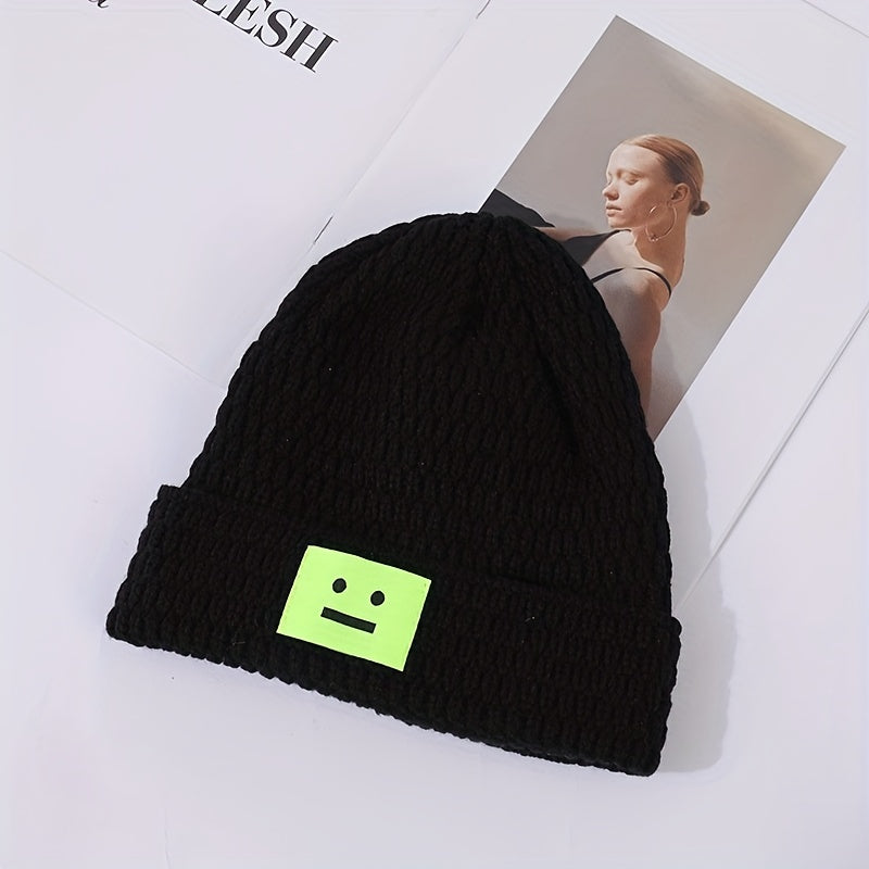 Hot Plush Woolen Hat Street Style Knitted Hat For Men And Women