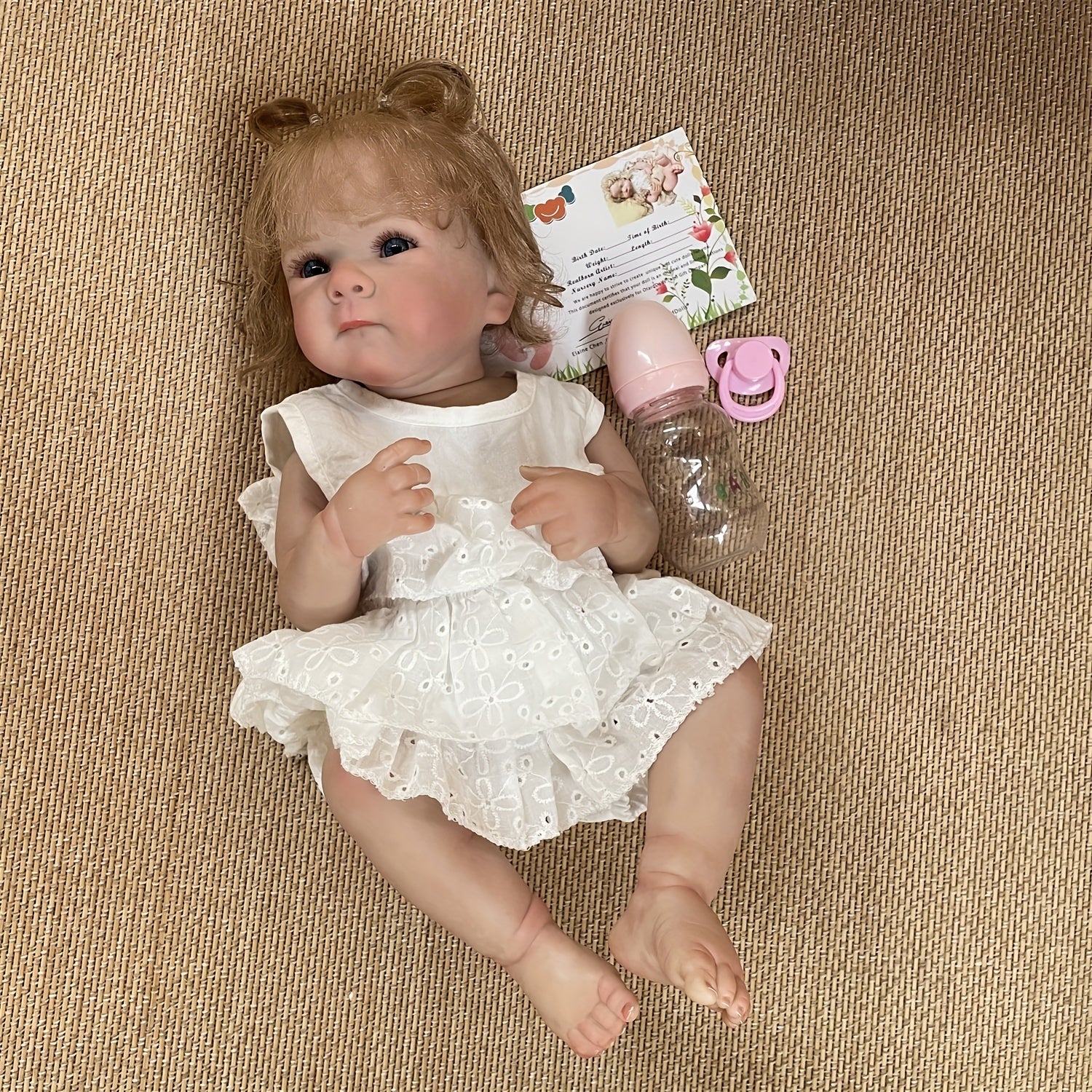 Lifelike Bettie Full Body Vinyl Girl Doll with Rooted Hair