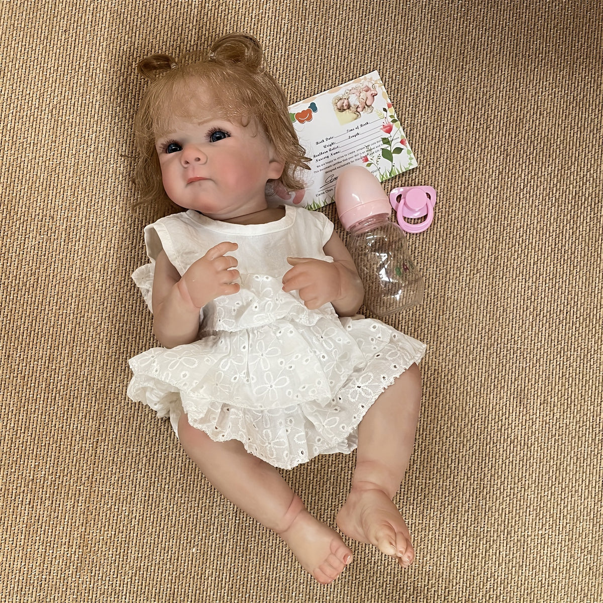 Lifelike Bettie Full Body Vinyl Girl Doll with Rooted Hair