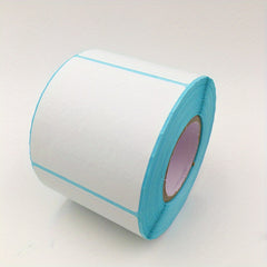Waterproof Heat-Proof Square Label Paper 80mm QR Code Sticker