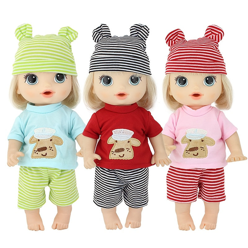 Doll Toy Clothing Set for 10-12 Inch Dolls Clothes Set