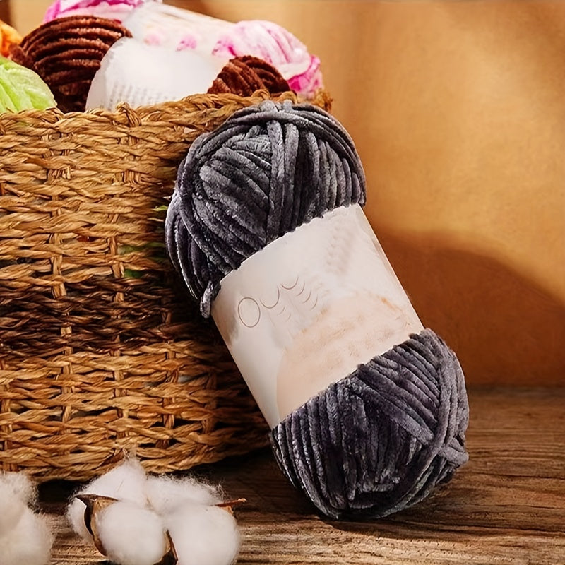Chenille Wool Thread Thick Warm Soft Yarn Crochet Knitting Hand Knitted Line